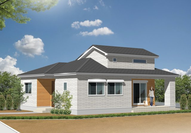 【完成予想図】 | 熊谷市久保島　St.CITY 　全2棟　A棟　 | A棟