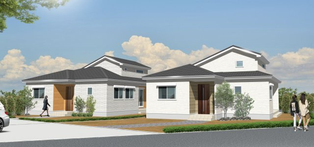 【完成予想図】 | 熊谷市久保島　St.CITY 　全2棟　A棟　