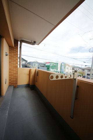 サウスヒルズ緑Cのバルコニー