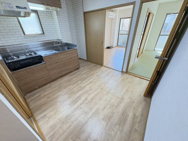 明石マンション　Ｂ棟の居間・リビング