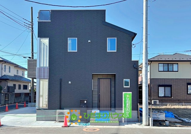 久喜市上町　新築未入居の外観|日当たりの良さが外観から伝わってきますね