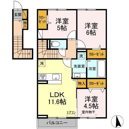 ル・グランⅢの間取り
