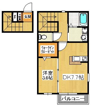 フェリシータ【ＦＥＬＩＣＩＴＡ】の間取り