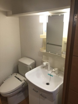 【洗面所】 | ピュアドームベイサイド博多 | 別号室の写真になります。現況優先。