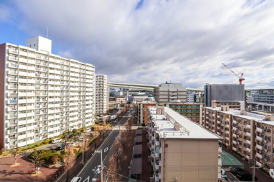 【展望】 | 天保山第四コーポ | サンルームからの眺め♪