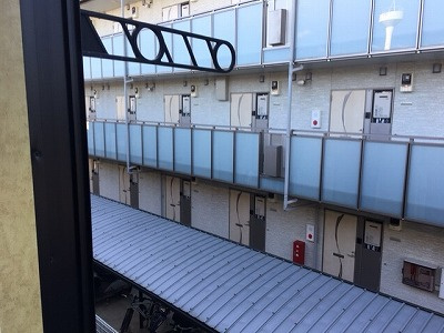 レオパレスアークハイムのバルコニー