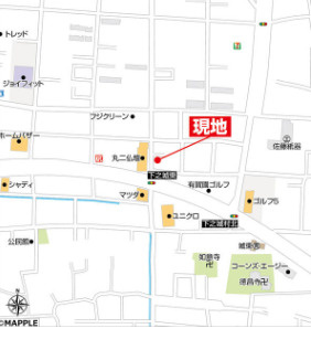 【地図】 | Heartful-Town　高崎市下之城１期