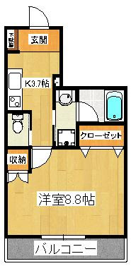 メゾン・ド・ルミエールの間取り