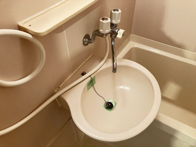 プチハイツの洗面所