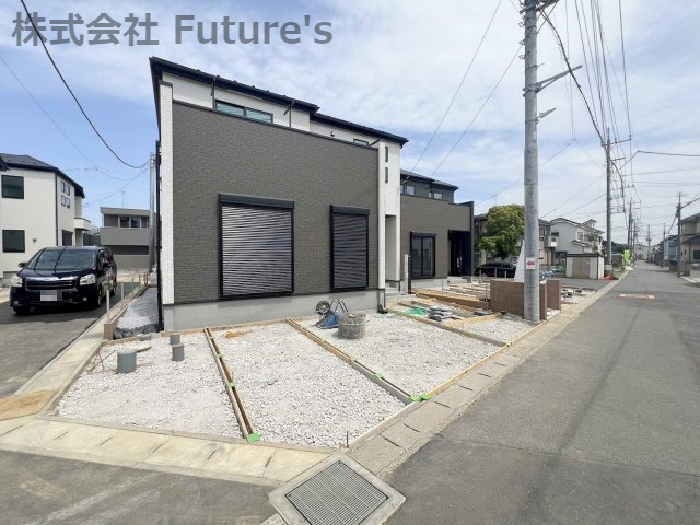 三郷市彦野1丁目　新築戸建　全7棟　5号棟の外観|現地写真になります。