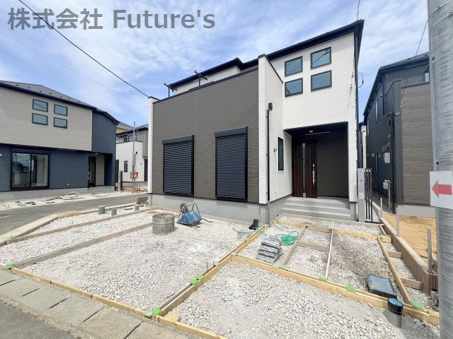 三郷市彦野1丁目　新築戸建　全7棟　4号棟の外観|現地写真になります。