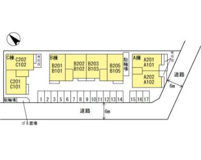 【区画図】 | ヴィラアステール B棟