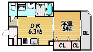 【間取り】 | クリエオーレ清瀧