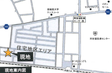 あきる野市伊奈　建築条件付売地　4号棟／全4区画の地図