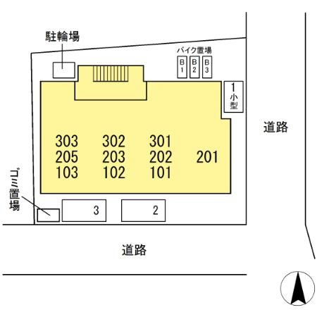 サンテラス市ヶ尾の区画図