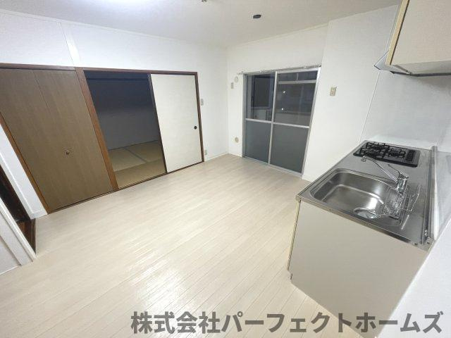 釈尊寺第3住宅第43号棟の居間・リビング|おしゃれなリビングです