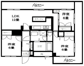 【間取り】 | グレイスイセハラ