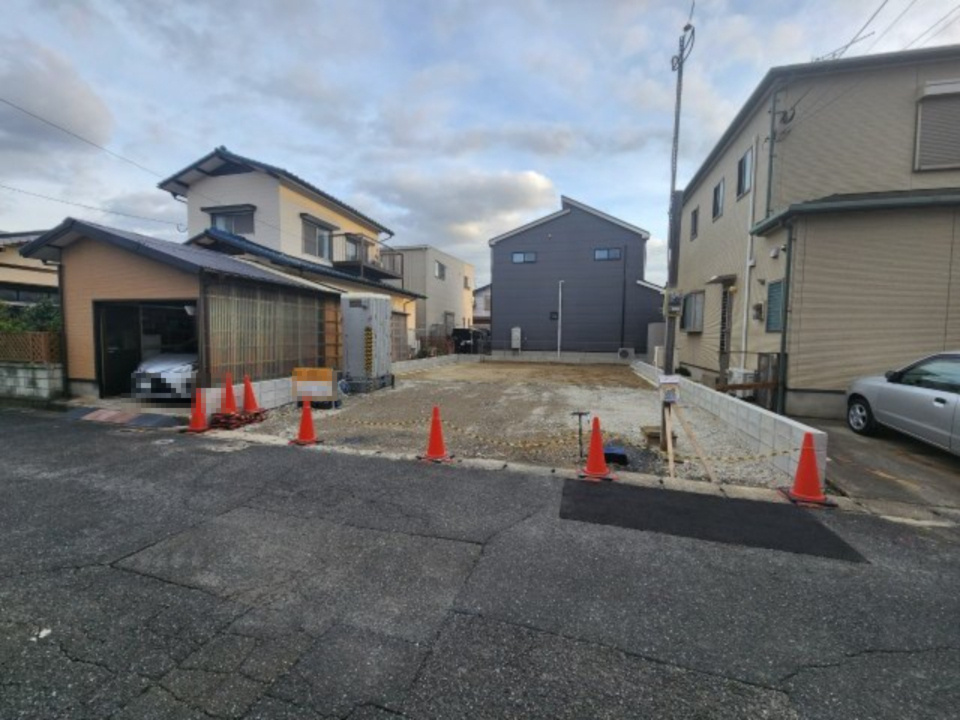 SUN COURT－サンコート－小倉南区蜷田若園2丁目　【小倉南区　新築戸建て】の外観|現地撮影　2023,12,23　SUN COURT－サンコート－小倉南区蜷田若園2丁目　【小倉南区　新築戸建て】
