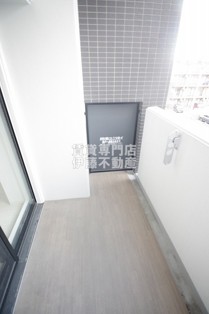 LaDouceur黒川のバルコニー