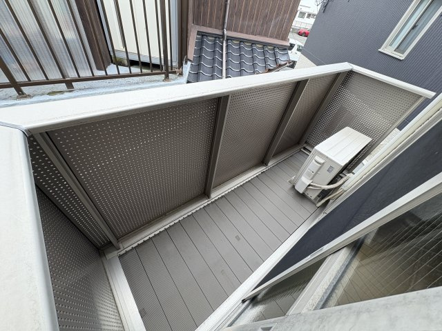 プランドール中道　Ｂ棟のバルコニー