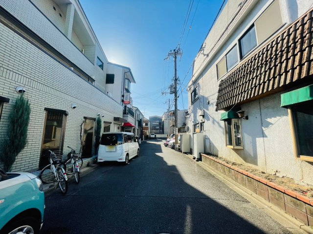 西京極南庄境町　プラン打ちの前面道路含む現地写真