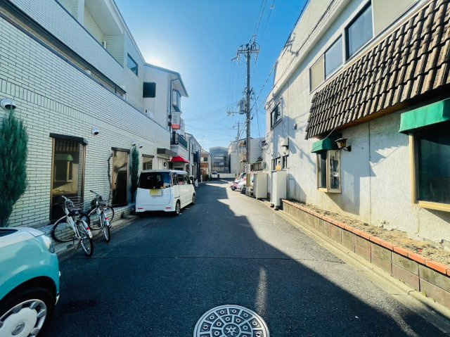 西京極南庄境町　プラン打ちの前面道路含む現地写真