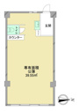 【間取り】 | 専有面積39.55㎡