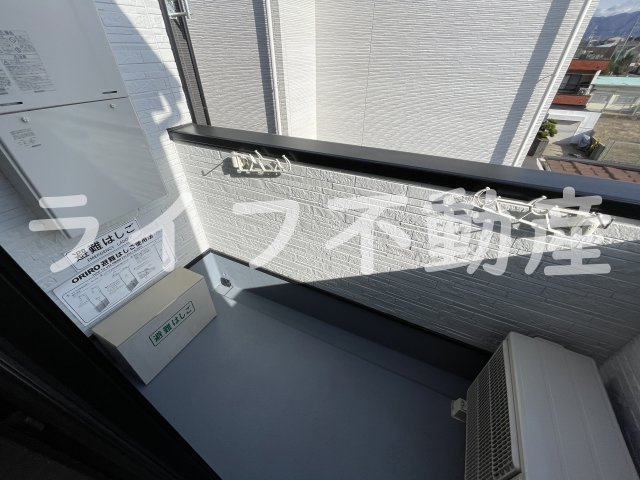 CRASTINE大蓮北4丁目Bのバルコニー|落ち着いた時間を過ごせるバルコニーです