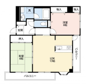 ロマンツェ東灘の間取り