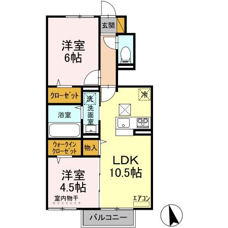 AQUA TERRACE（アクアテラス）の間取り