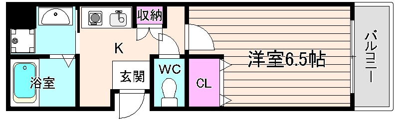 シャトー京橋の間取り