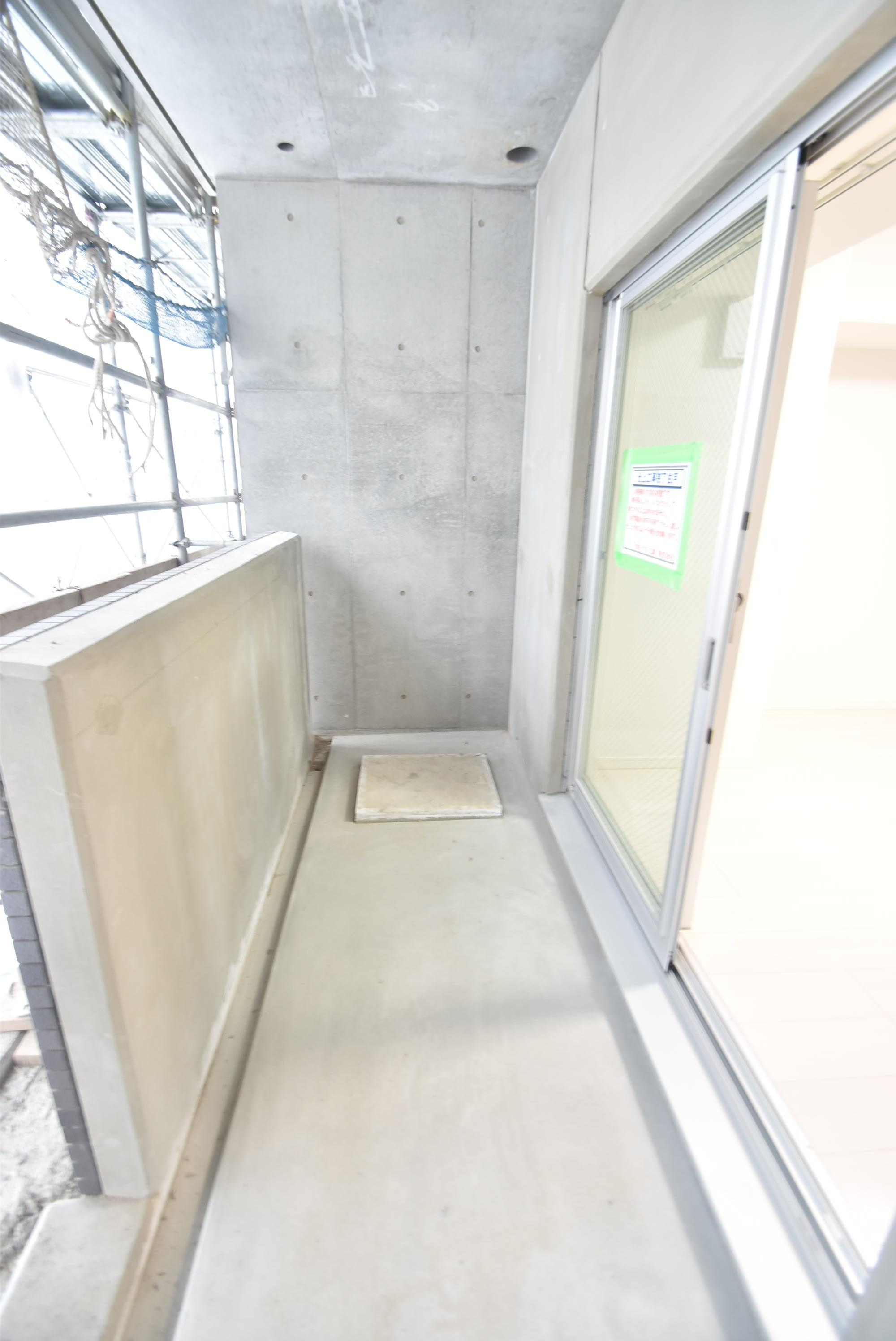大阪市城東区蒲生３丁目の賃貸マンションのバルコニー