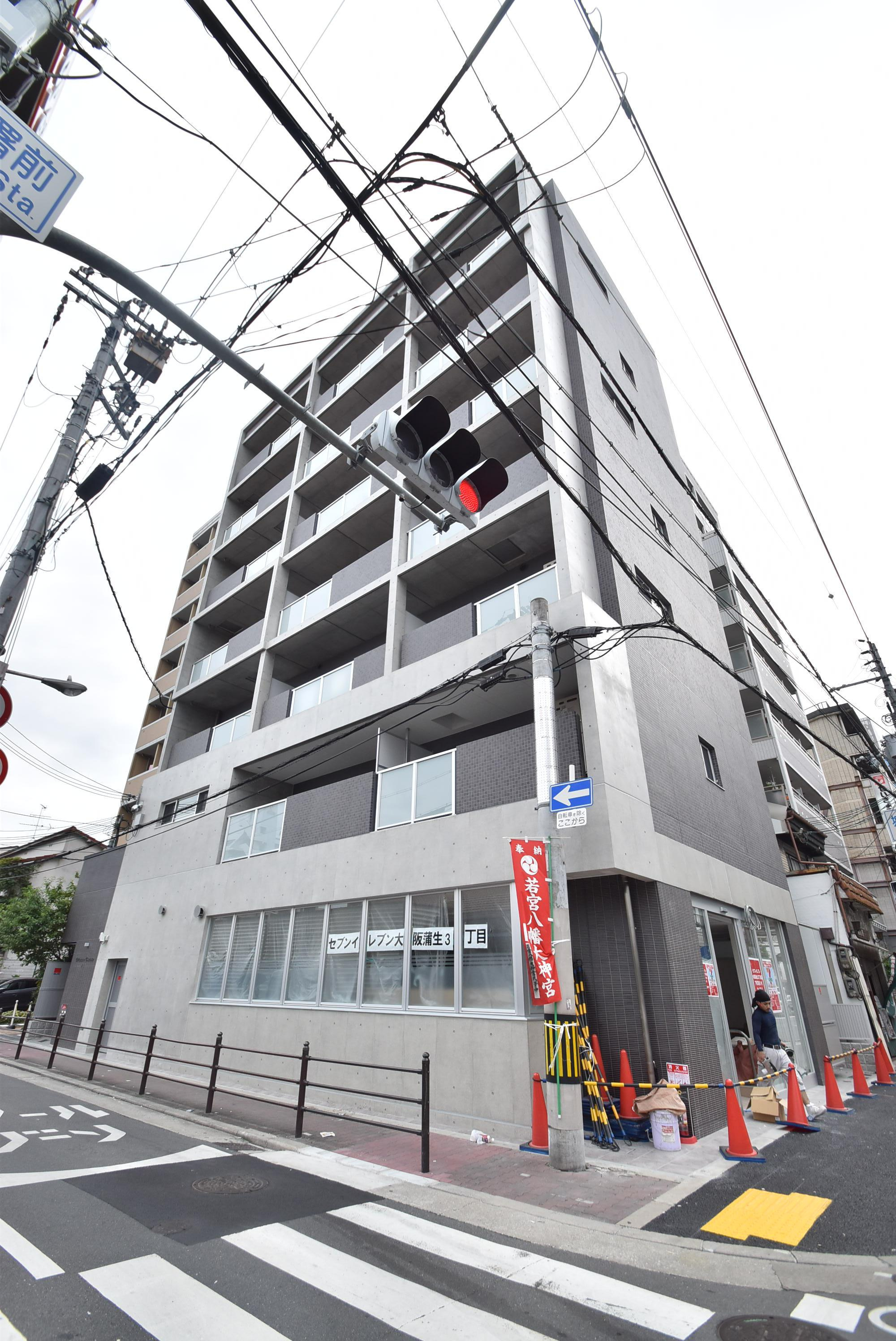 大阪市城東区蒲生３丁目の賃貸マンションの外観