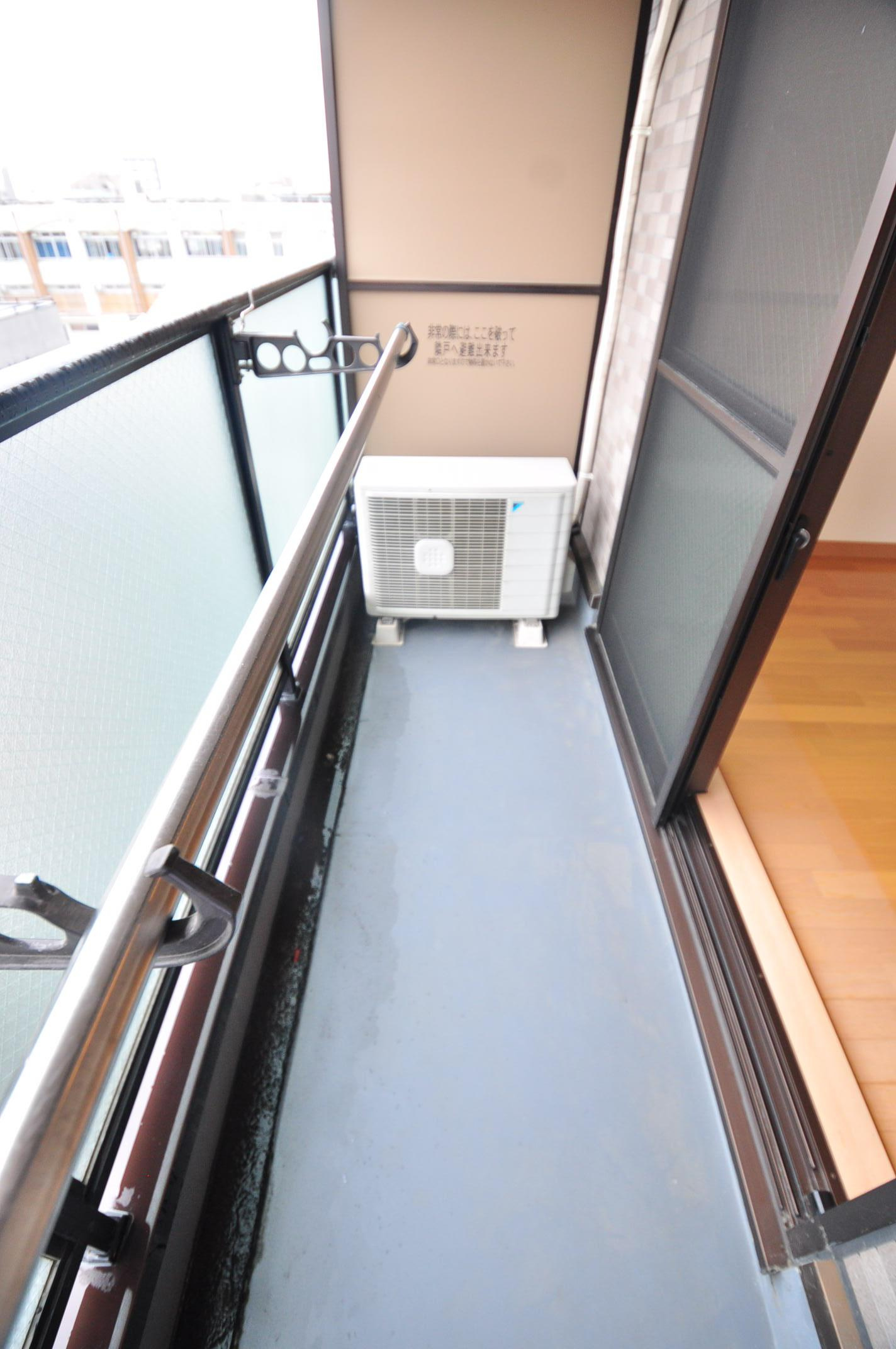 大阪市都島区高倉町１丁目の賃貸マンションのバルコニー