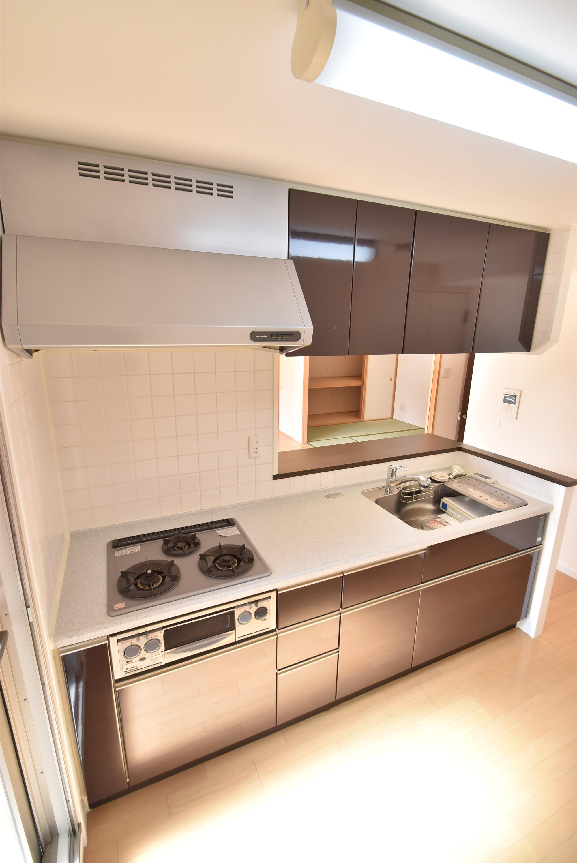 大阪市城東区野江２丁目の賃貸マンションのキッチン