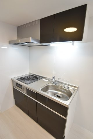 大阪市都島区東野田町４丁目の賃貸マンションのキッチン