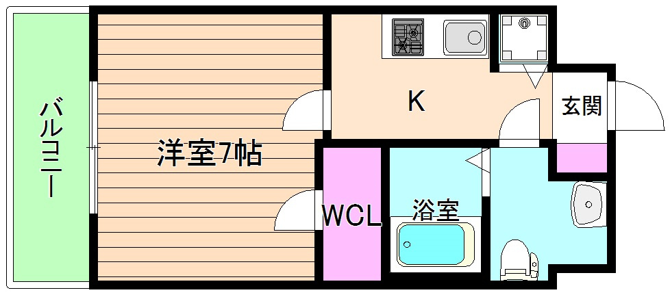 大阪市都島区東野田町４丁目の賃貸マンションの間取り