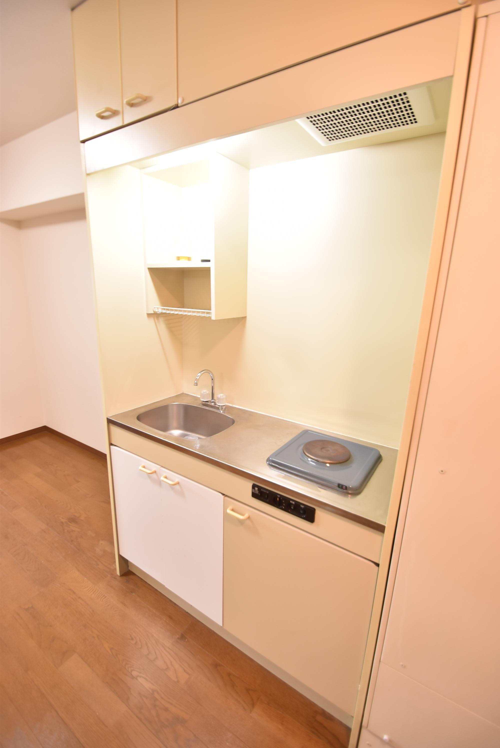 大阪市城東区中央２丁目の賃貸マンションのキッチン