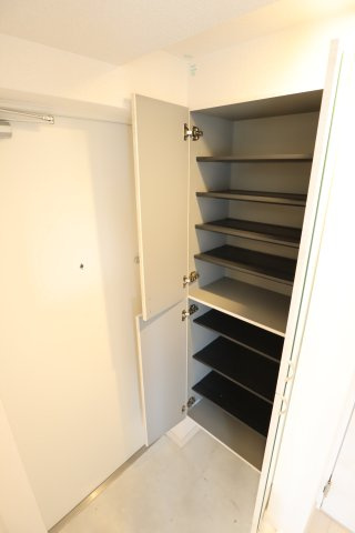 大阪市城東区成育１丁目の賃貸マンションの玄関