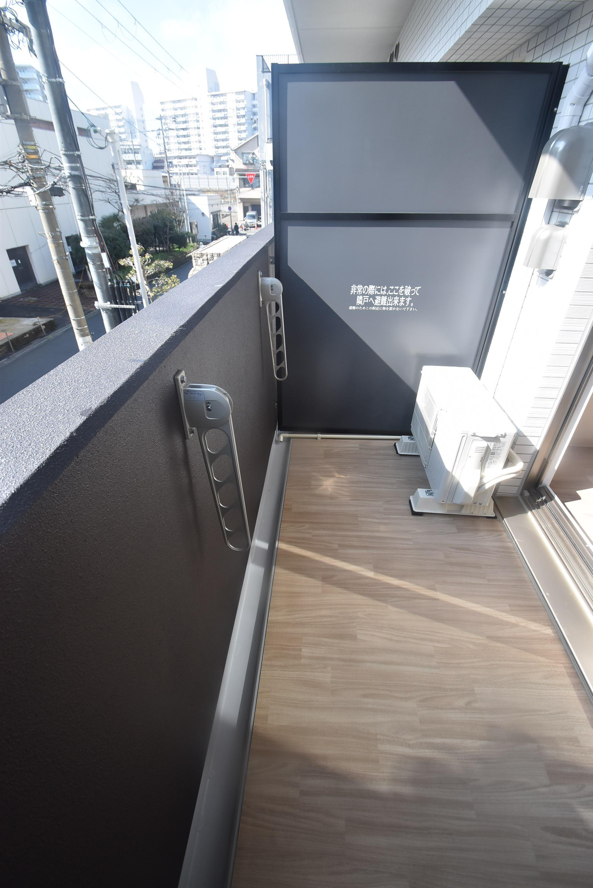 大阪市城東区中央１丁目の賃貸マンションのバルコニー
