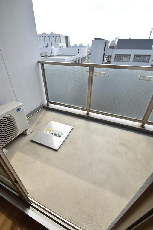 大阪市城東区鴫野西２丁目の賃貸マンションのバルコニー