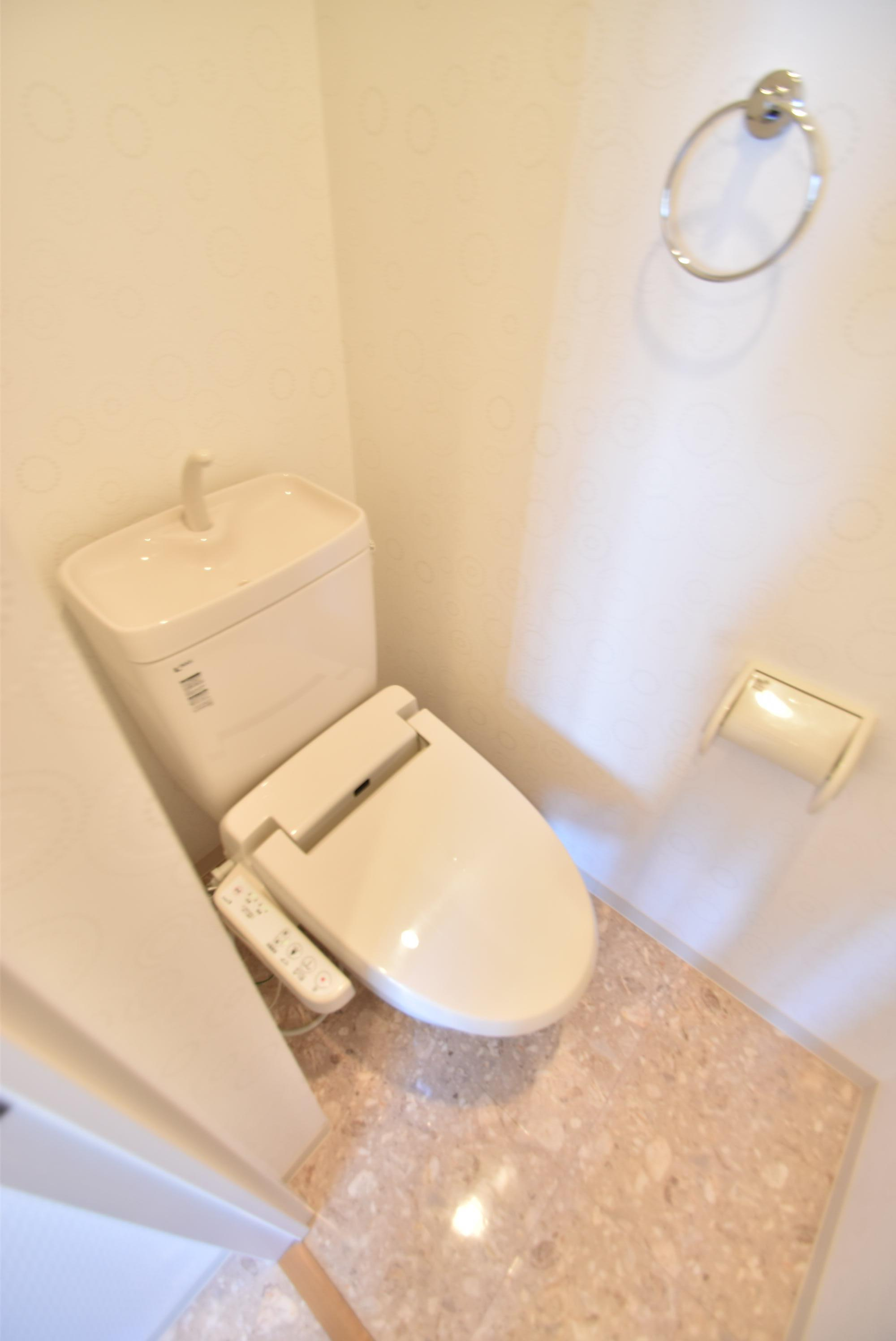 大阪市城東区蒲生３丁目の賃貸マンションのトイレ