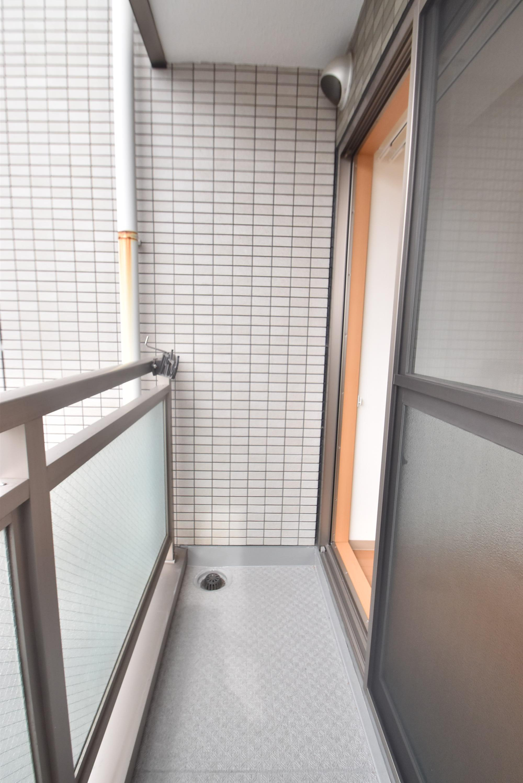 大阪市都島区中野町４丁目の賃貸マンションのバルコニー