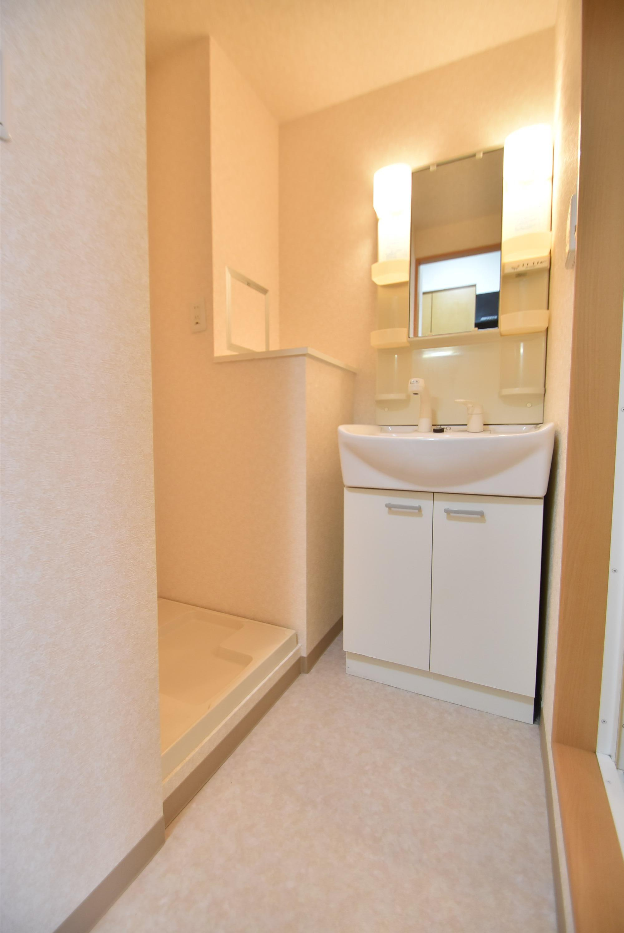 大阪市都島区中野町４丁目の賃貸マンションの洗面所