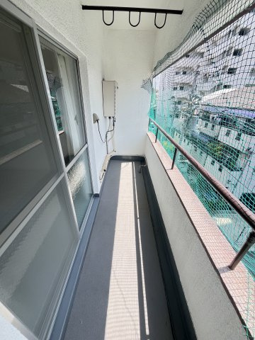 大阪市都島区都島本通４丁目の賃貸マンションのバルコニー