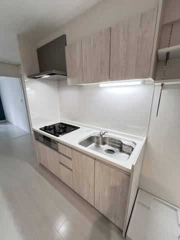 大阪市都島区都島本通４丁目の賃貸マンションのキッチン