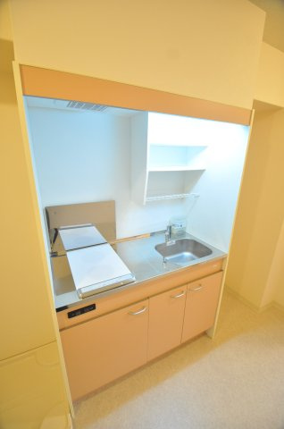 大阪市都島区高倉町１丁目の賃貸マンションのキッチン