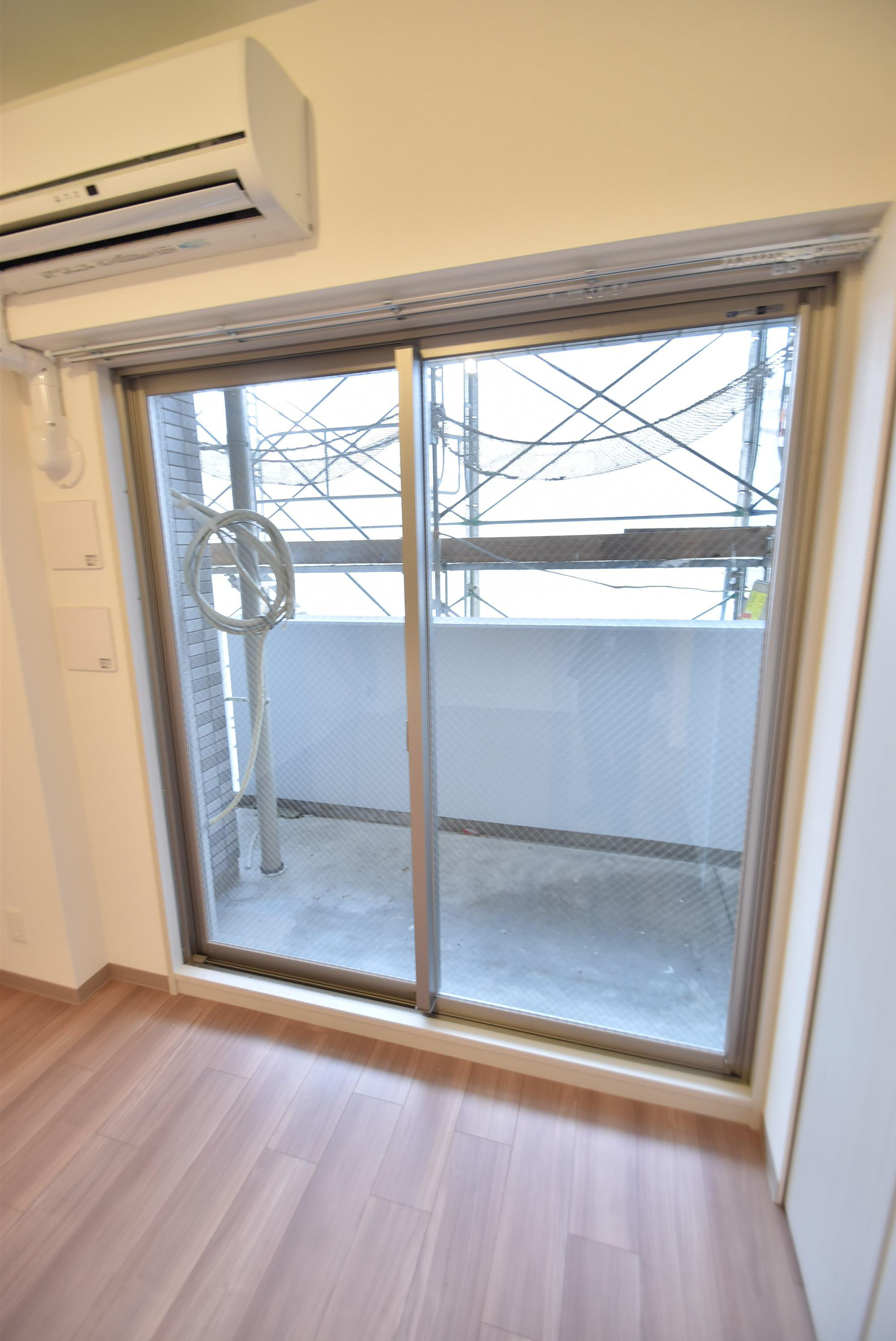 大阪市都島区中野町３丁目の賃貸マンションのバルコニー
