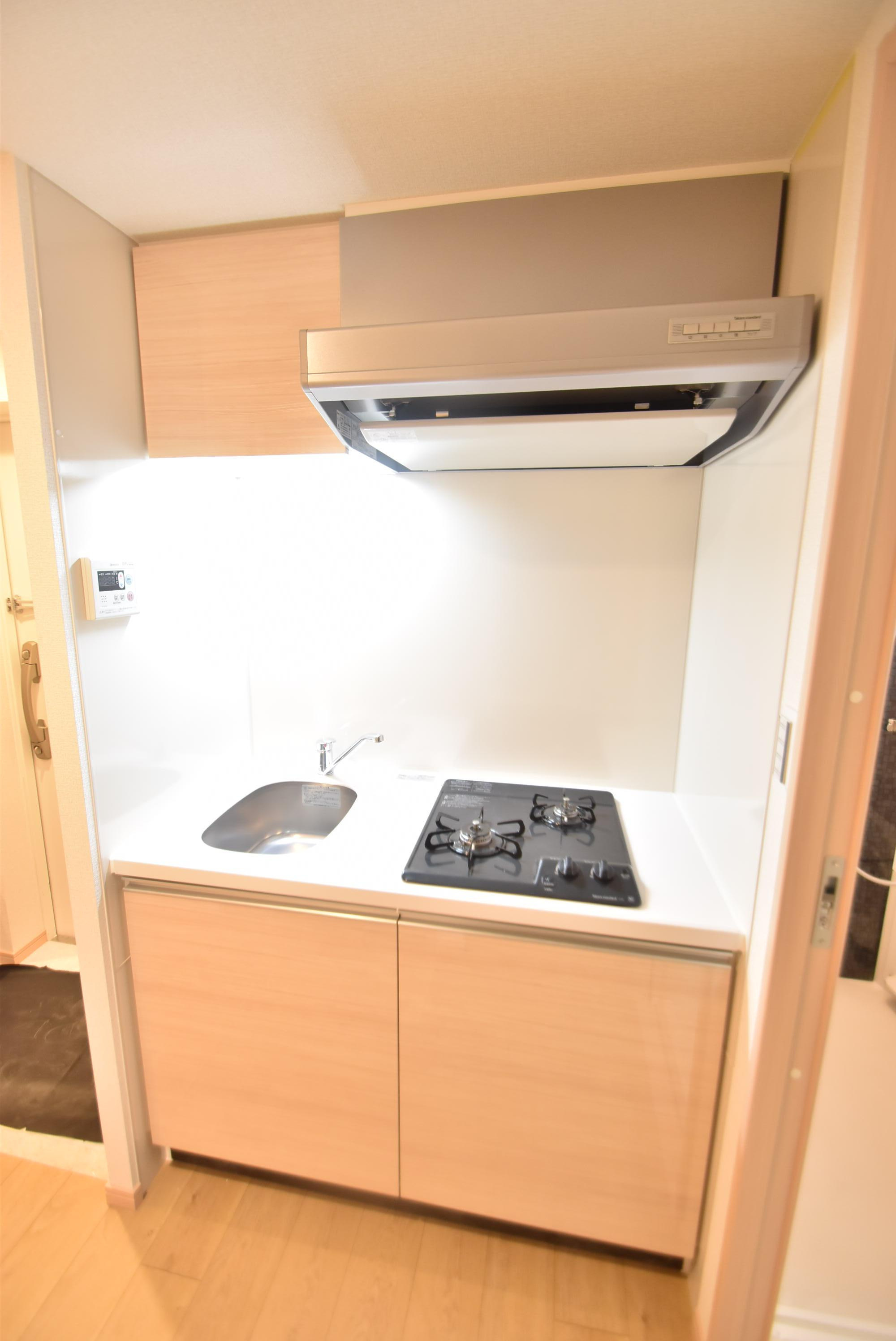 大阪市城東区成育１丁目の賃貸マンションのキッチン