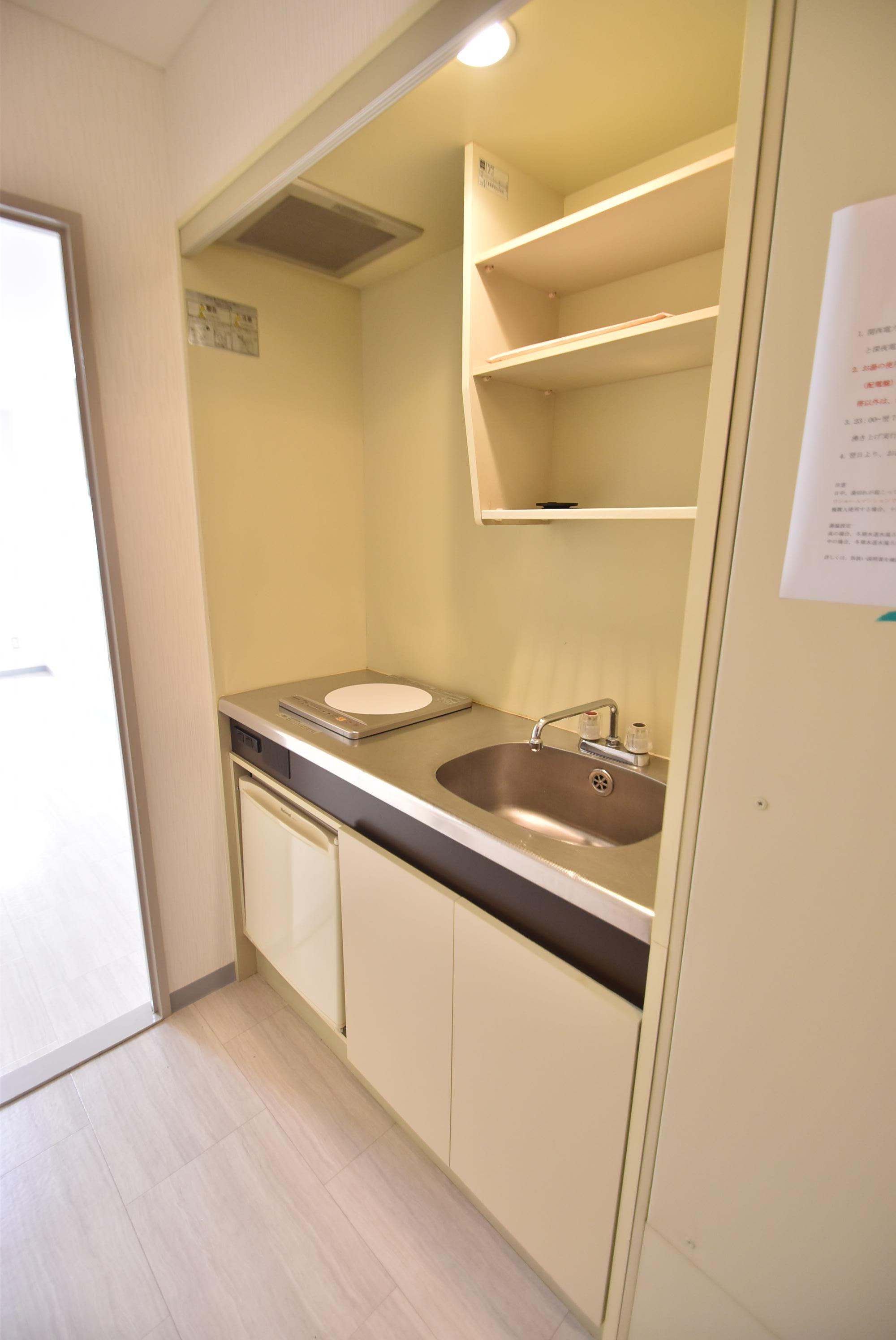 大阪市城東区成育２丁目の賃貸マンションのキッチン